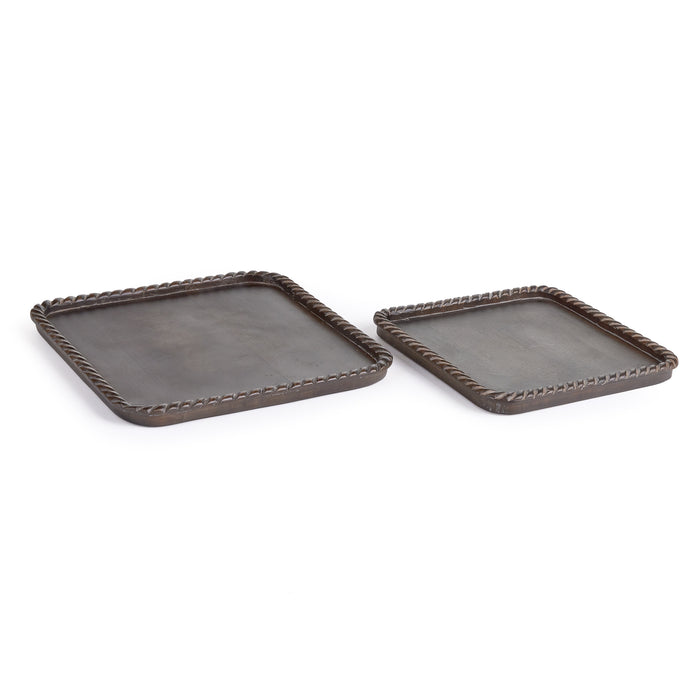 Design Shop Langley Square Trays, Set Of 2