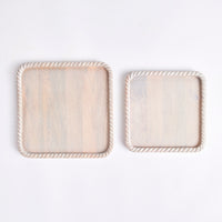 Design Shop Langley Square Trays, Set Of 2