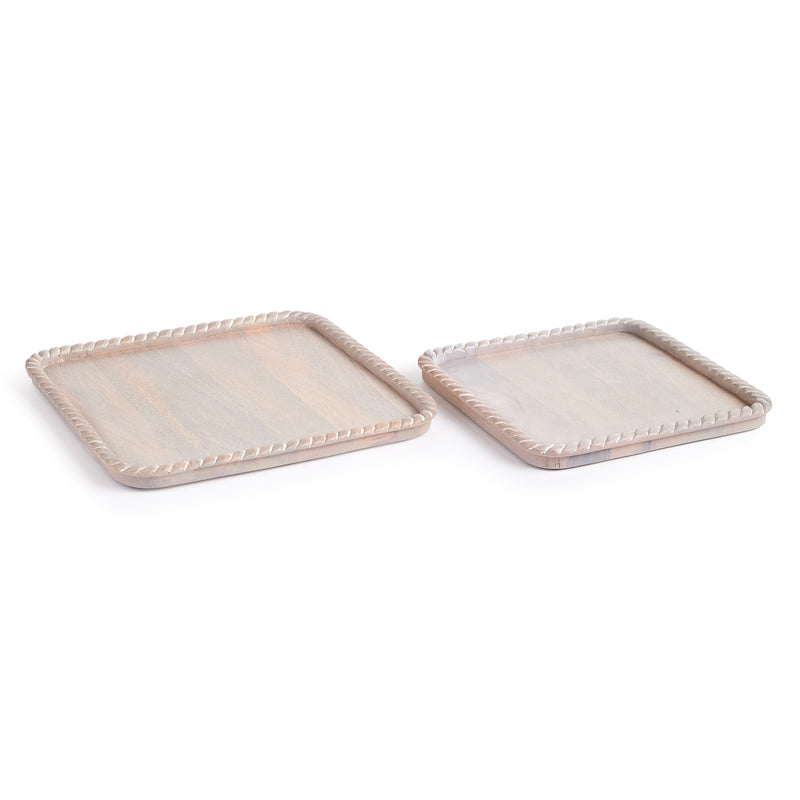 Design Shop Langley Square Trays, Set Of 2