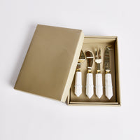Design Shop Asteria Cheese Knives, Set Of 4