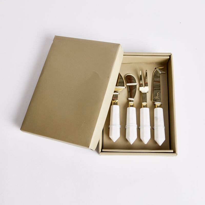 Design Shop Asteria Cheese Knives, Set Of 4