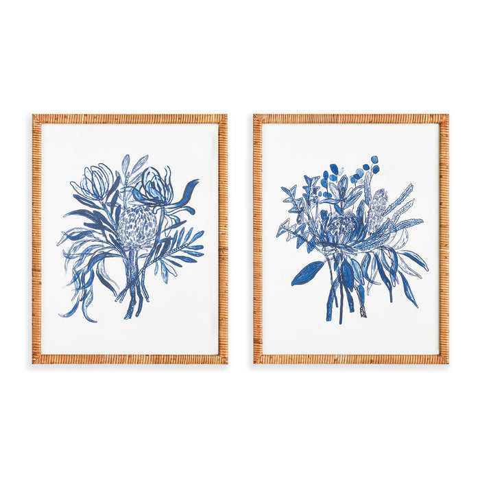 Design Shop Banksia Bouquet Prints, Set Of 2
