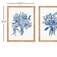 Design Shop Banksia Bouquet Prints, Set Of 2