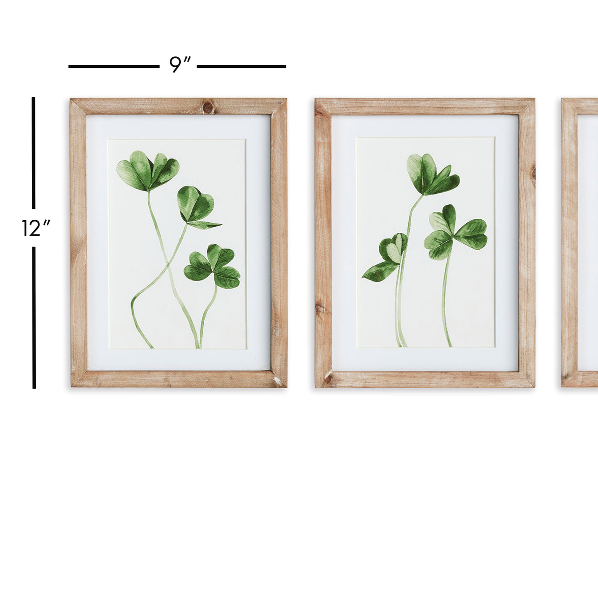 Design Shop Clover Cuttings Petite Prints, Set Of 3