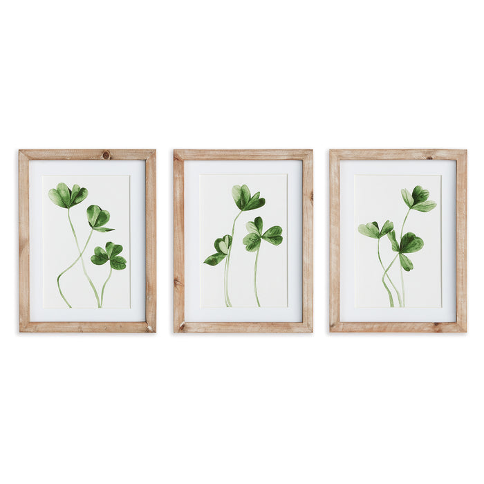 Design Shop Clover Cuttings Petite Prints, Set Of 3