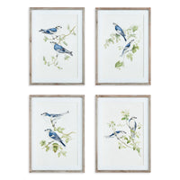 Design Shop Blue Birds Prints, Set Of 4
