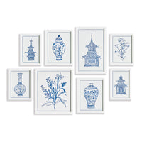Design Shop Chinoiserie Gallery, Set Of 8