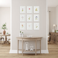 Design Shop Mountain Flower Petite Prints, Set Of 9