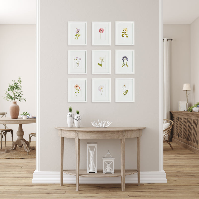 Design Shop Mountain Flower Petite Prints, Set Of 9