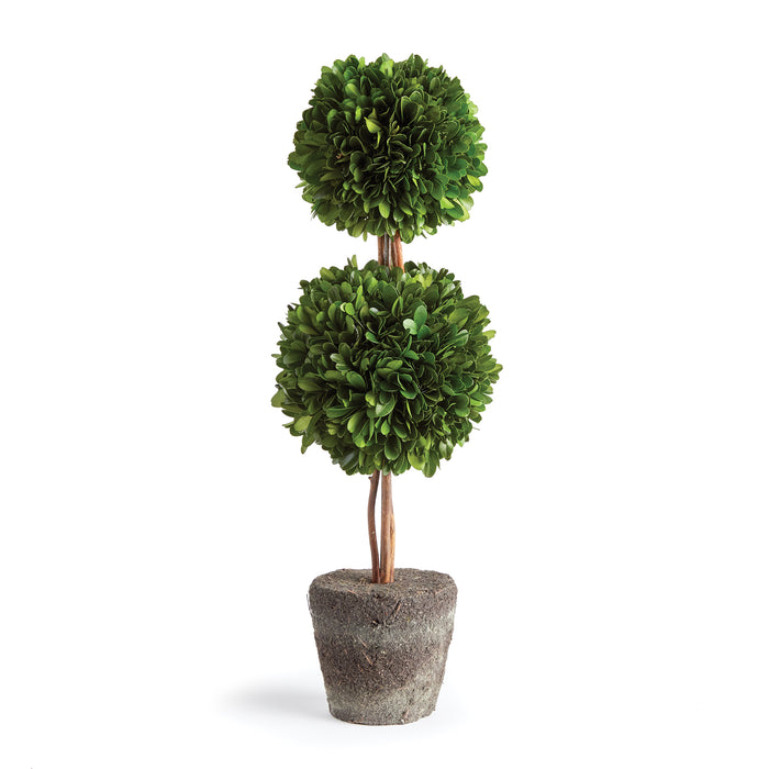 Design Shop Boxwood Double Sphere Topiary Drop-In 20"