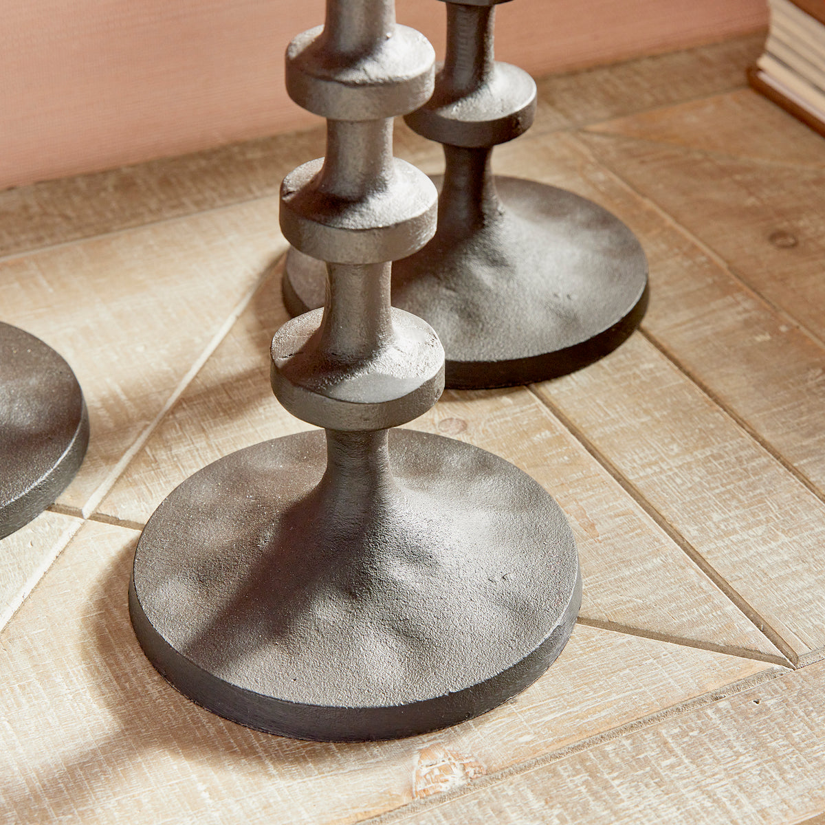 Design Shop Abacus Taper Holders, Set Of 3