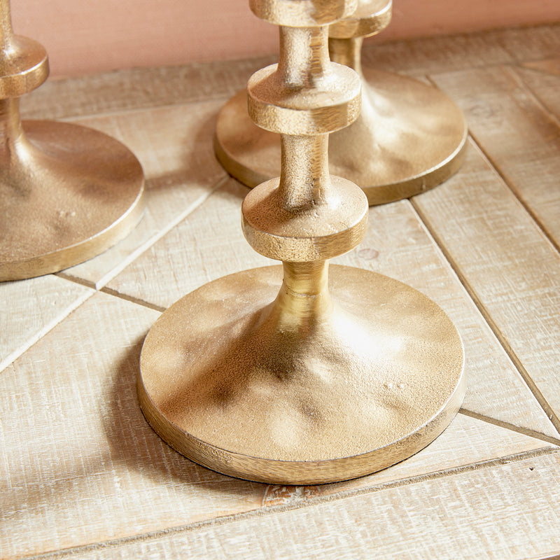 Design Shop Abacus Taper Holders, Set Of 3