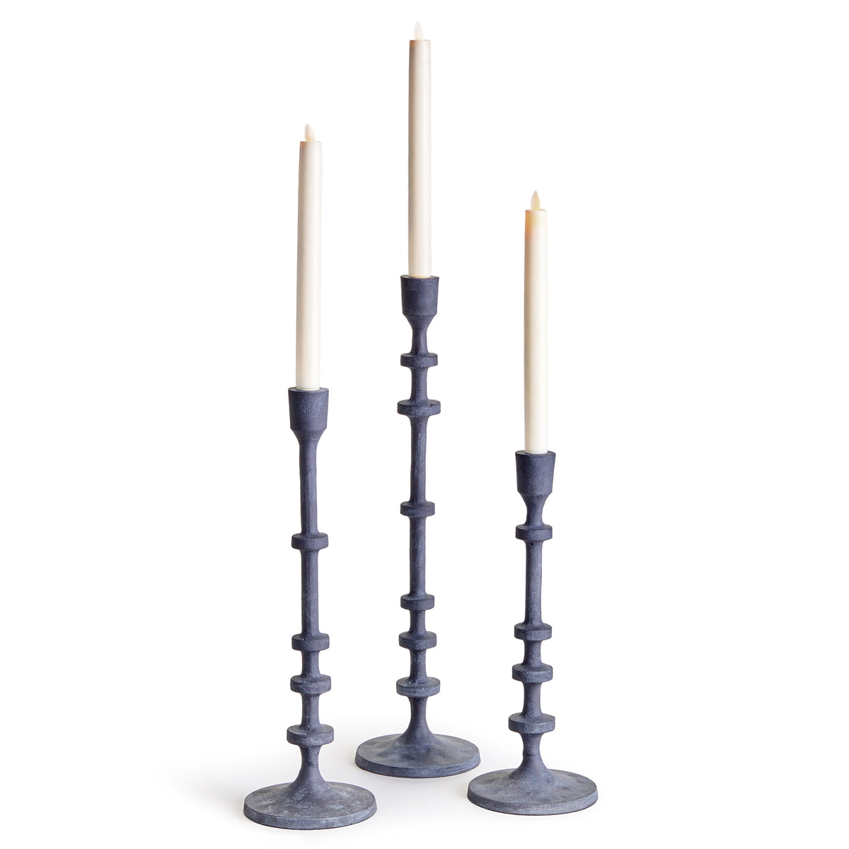 Design Shop Abacus Taper Holders, Set Of 3