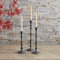 Design Shop Abacus Taper Holders, Set Of 3