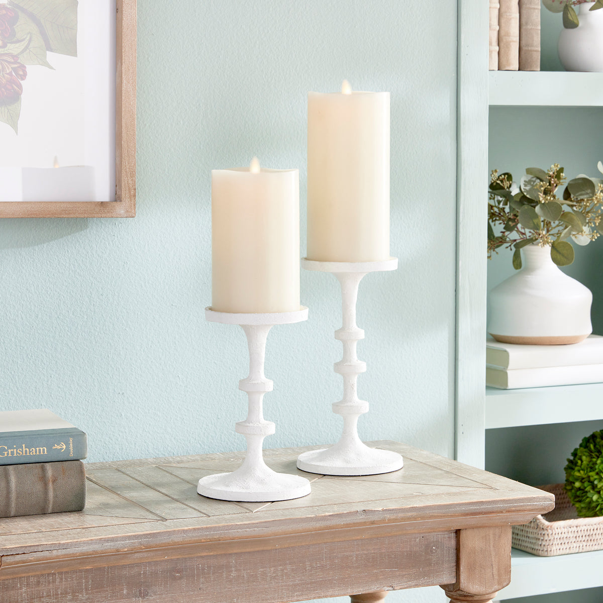 Design Shop Abacus Petite Candle Stands, Set Of 2