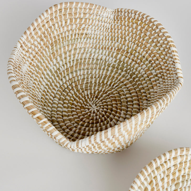 Design Shop Rivergrass Lotus Baskets, Set Of 3