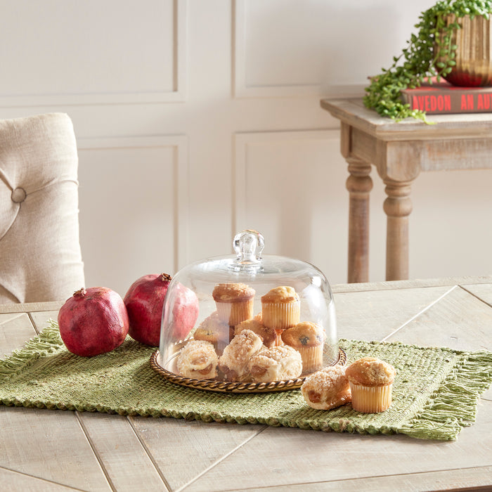 Design Shop Braiden Tray With Cloche Small