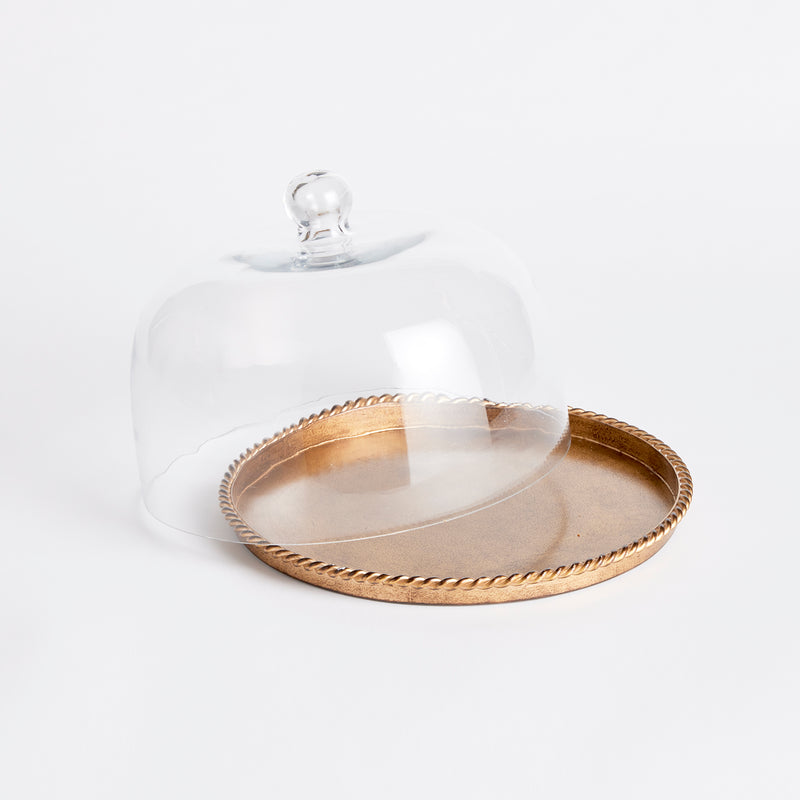 Design Shop Braiden Tray With Cloche Large
