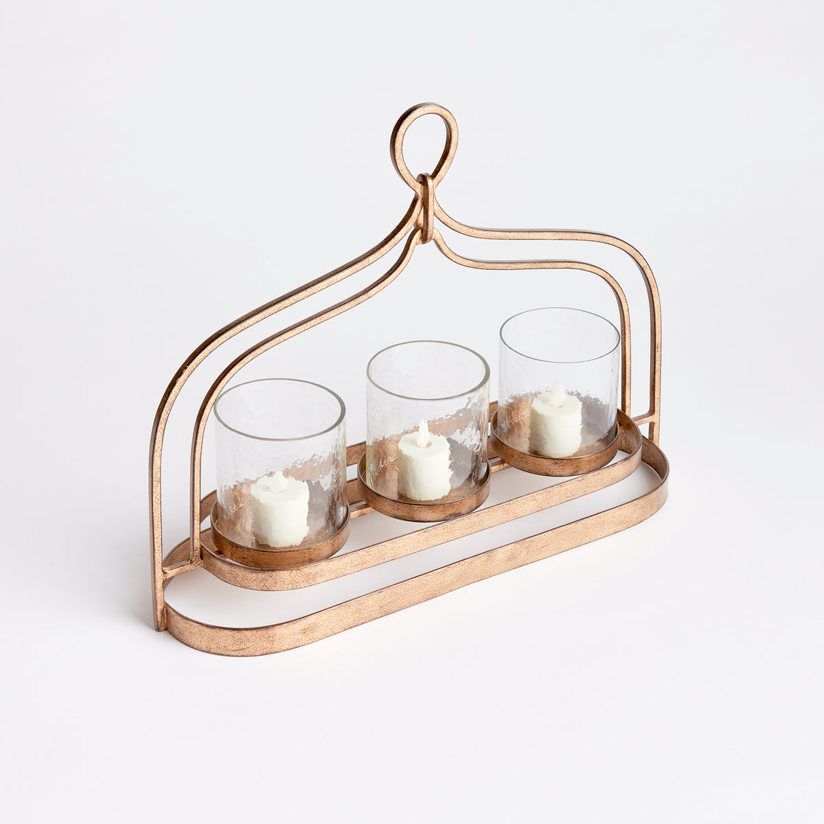 Design Shop Amara 3-Candle Hurricane