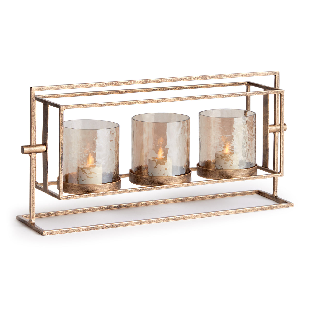 Design Shop Wesley 3-Candle Hurricane