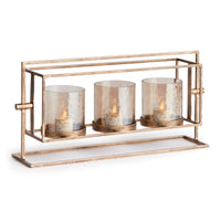 Design Shop Wesley 3-Candle Hurricane