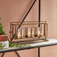Design Shop Wesley 3-Candle Hurricane