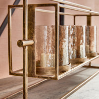 Design Shop Wesley 3-Candle Hurricane