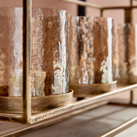 Design Shop Wesley 3-Candle Hurricane