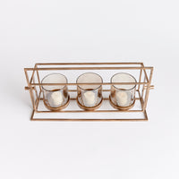 Design Shop Wesley 3-Candle Hurricane