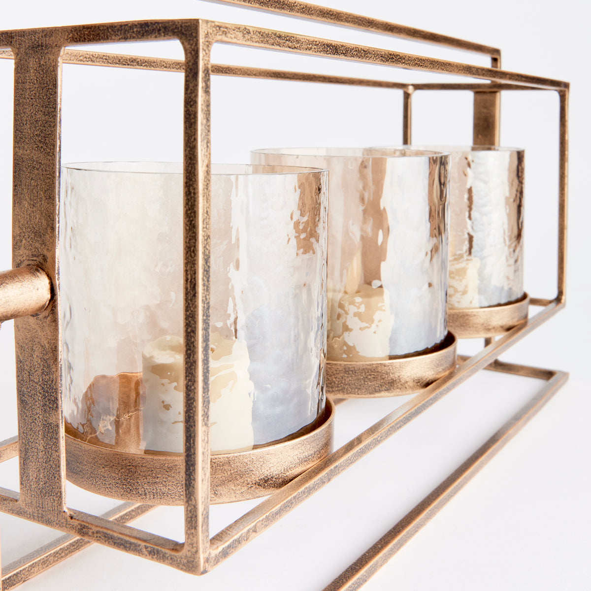 Design Shop Wesley 3-Candle Hurricane
