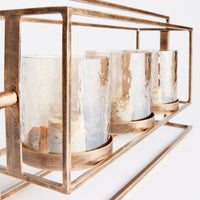 Design Shop Wesley 3-Candle Hurricane