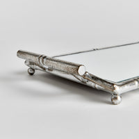 Design Shop Daphne Narrow Mirrored Tray With Handles