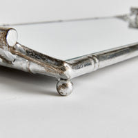 Design Shop Daphne Narrow Mirrored Tray With Handles