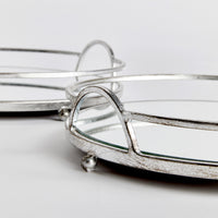 Design Shop Hudson Mirrored Trays, Set Of 2