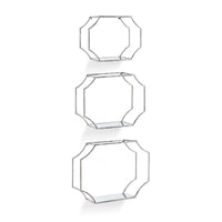 Design Shop Hudson Mirrored Wall Shelves, Set Of 3