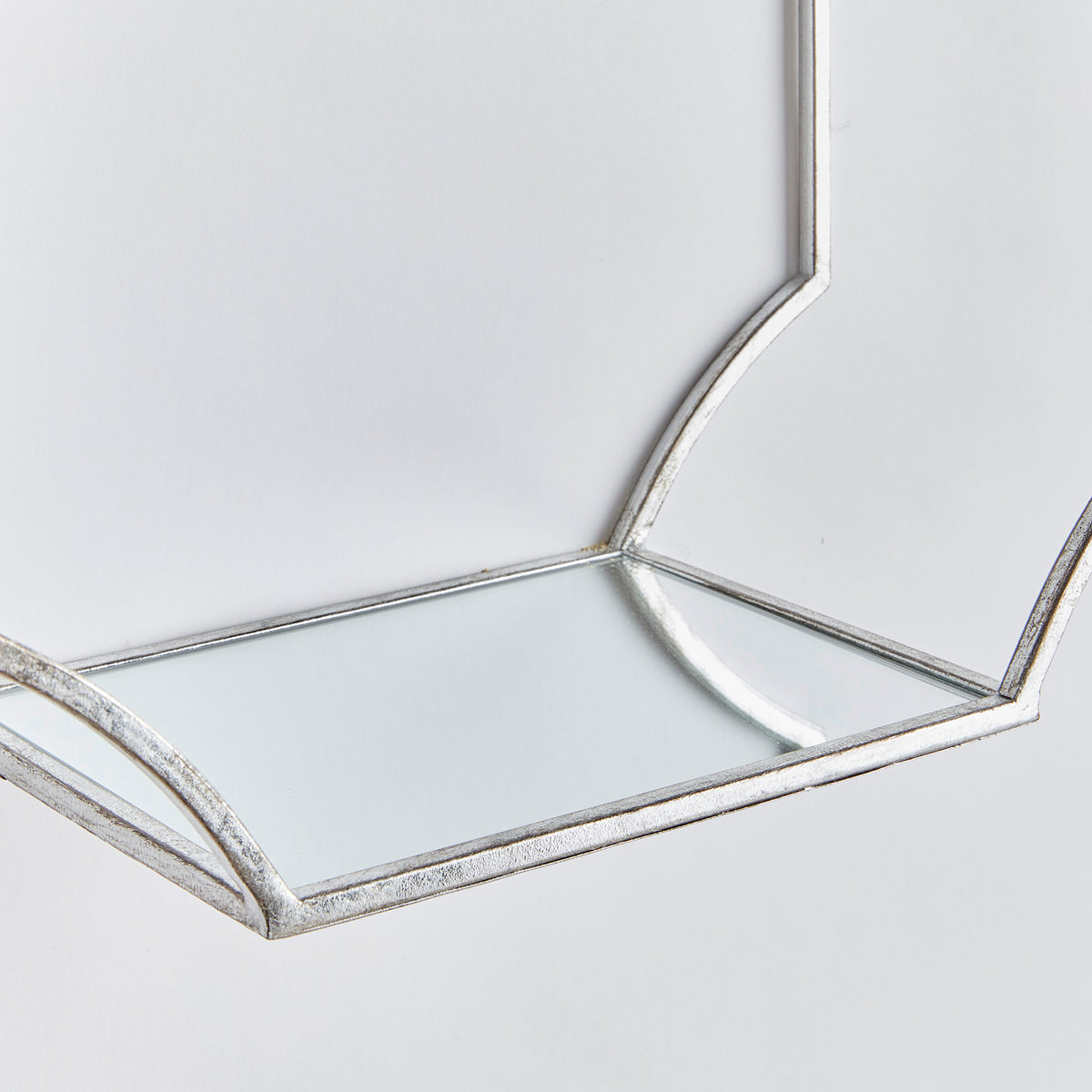 Design Shop Hudson Mirrored Wall Shelves, Set Of 3