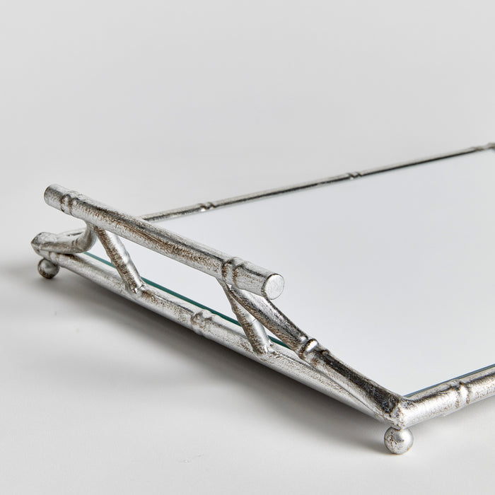 Design Shop Daphne Mirrored Tray With Handles