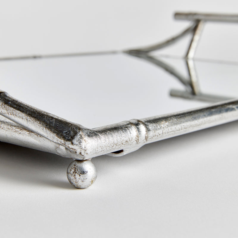 Design Shop Daphne Mirrored Tray With Handles