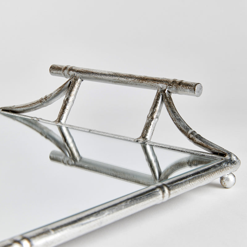 Design Shop Daphne Mirrored Tray With Handles