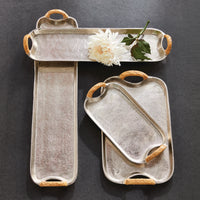 Design Shop Helena Decorative Long Trays, Set Of 2