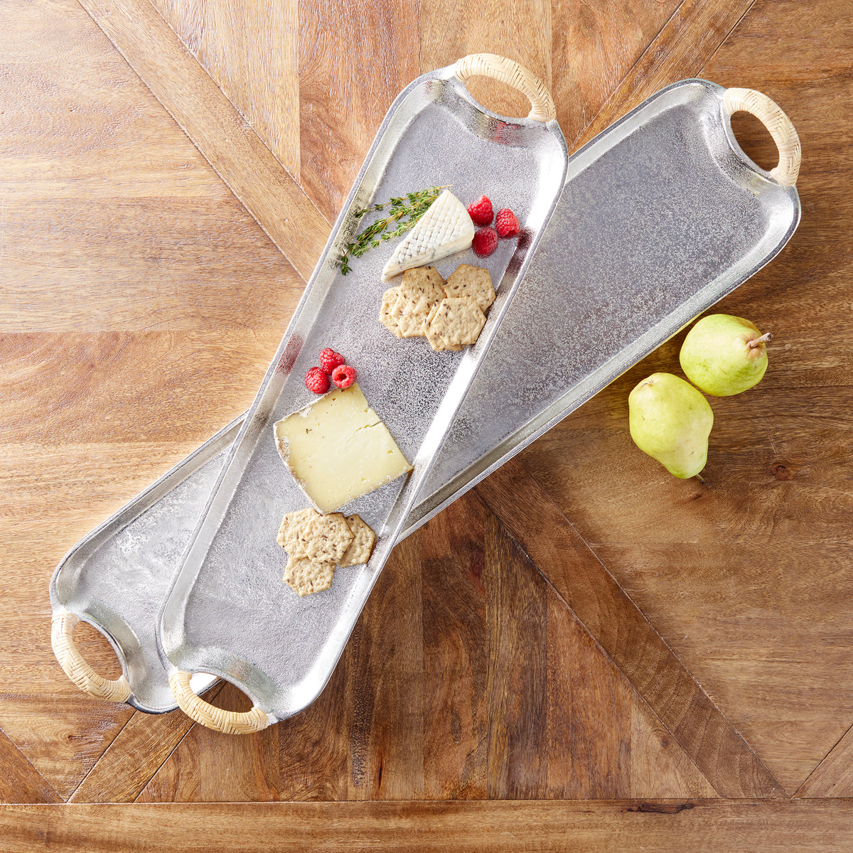 Design Shop Helena Decorative Long Trays, Set Of 2