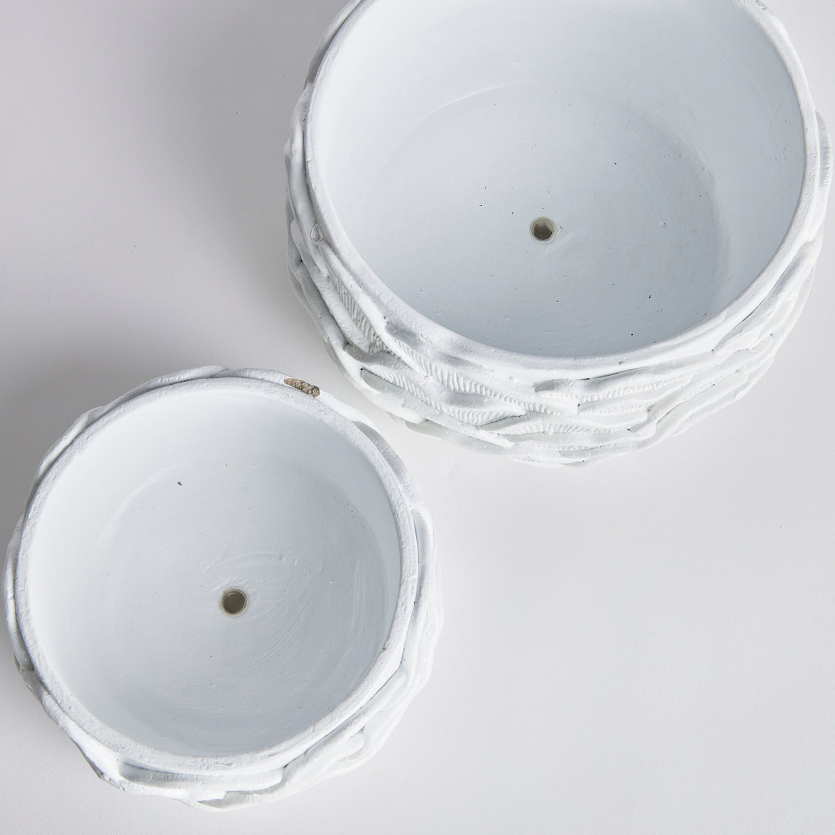 Design Shop Ashika Low Pots, Set Of 2