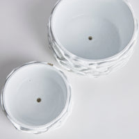 Design Shop Ashika Low Pots, Set Of 2