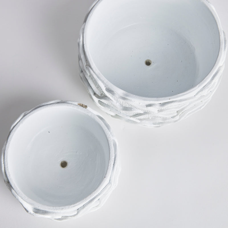 Design Shop Ashika Low Pots, Set Of 2