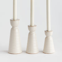 Design Shop Libbey Taper Holders, Set Of 3