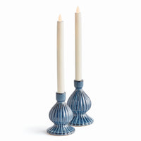 Design Shop Mela Taper Holders, Set Of 2