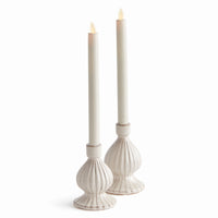 Design Shop Mela Taper Holders, Set Of 2