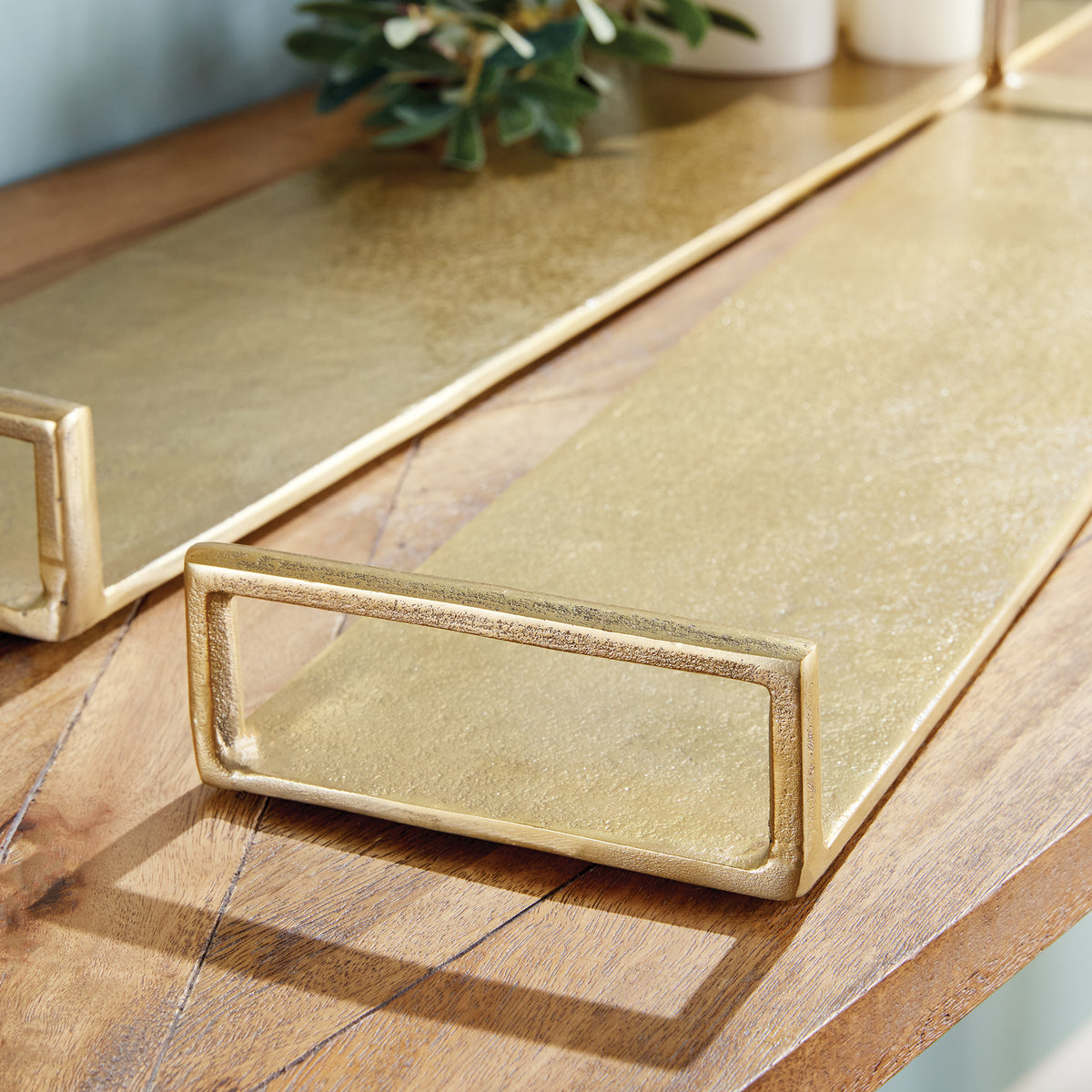 Design Shop Elora Decorative Narrow Trays, Set Of 2