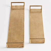Design Shop Elora Decorative Narrow Trays, Set Of 2