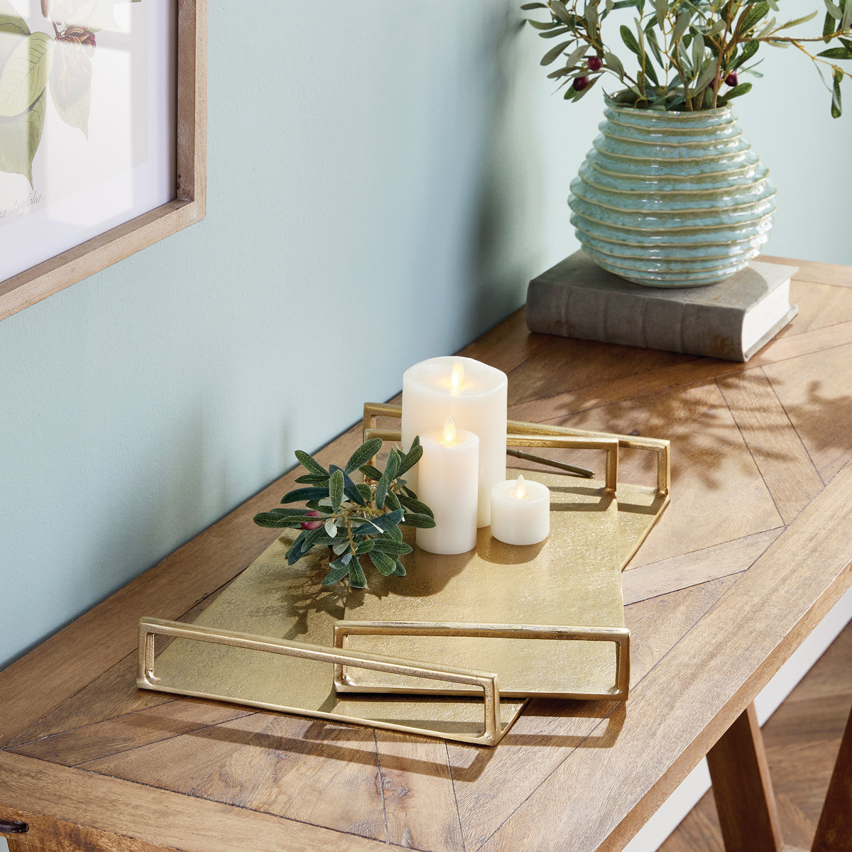 Design Shop Elora Decorative Trays, Set Of 2